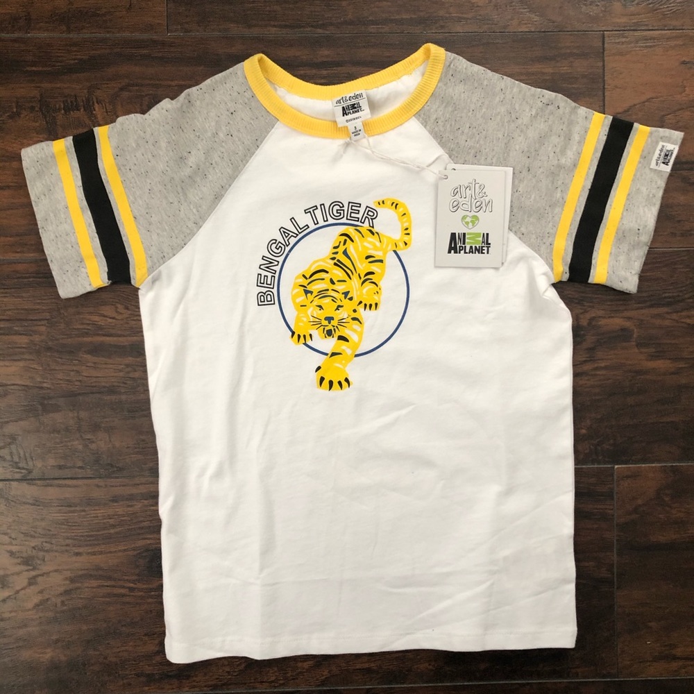 Art & Eden Bengal Short Sleeved Tee Size 8